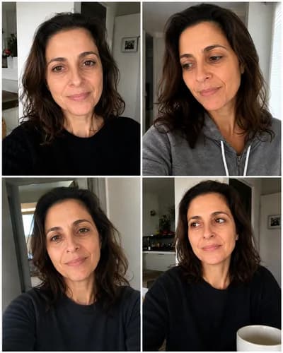 Selfie ordinaire avant traitement IA Visiora — exemple transformation photo CV